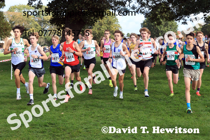 Boys Under-16s 2026 Northern Cross Country Relays, Graves Park, Sheffield. Photo: David T. Hewitson/Sports for All Pics